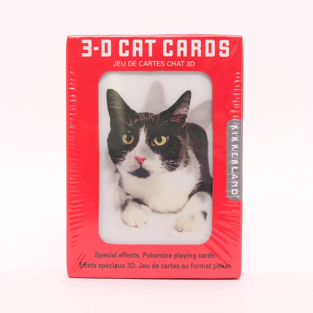 Katten- speelkaarten 3D